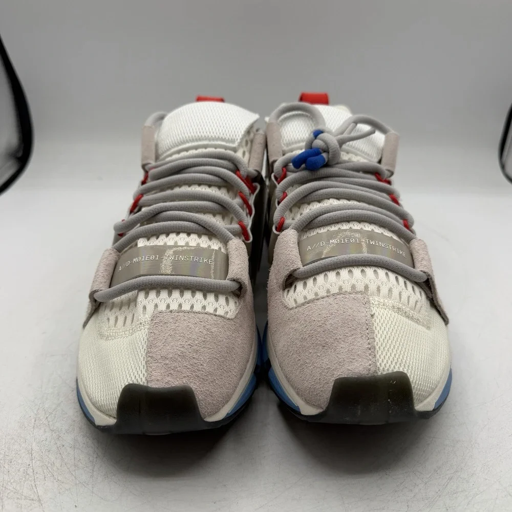 Adidas Consortium ADV Twinstrike A/D Shoes Mens Sz 10 White/Red Sneakers BY9835